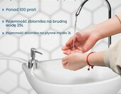 COSTWAY Umywalka przenośna 17 l - zbiornik na wodę, pompka nożna, kółka – zdjęcie 4