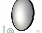 Wiltec Lustro drogowe magazynowe 45 cm - wypukłe, kąt 130 stopni – zdjęcie 1