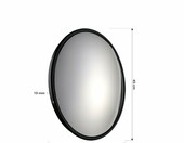 Wiltec Lustro drogowe magazynowe 45 cm - wypukłe, kąt 130 stopni – zdjęcie 3