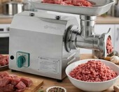 Mahlzeit WOLF2 Maszynka do mięsa gastronomiczna 750 W, 150 kg/h, stal nierdzewna – zdjęcie 2