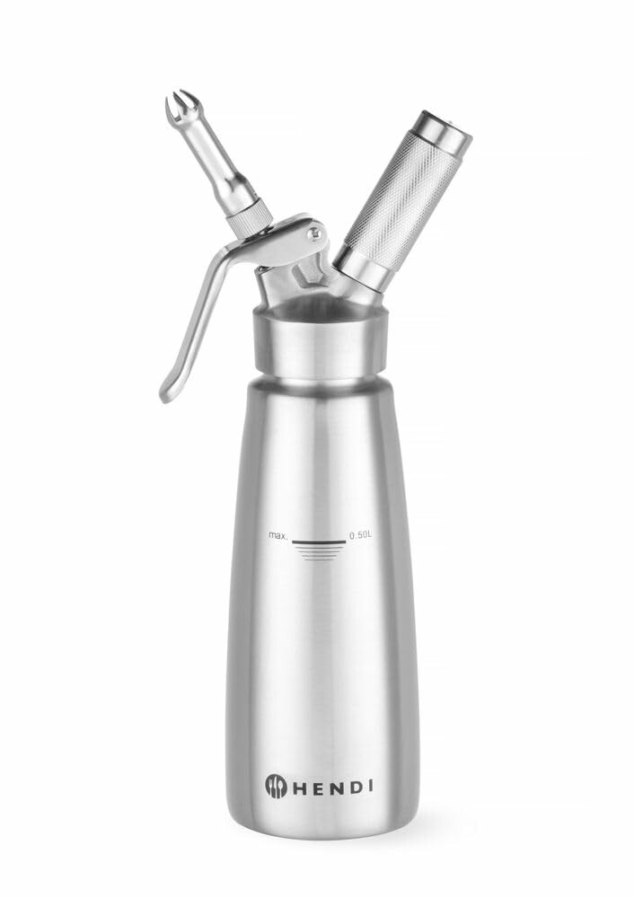 HENDI Profi-Line 588017 - syfon gastronomiczny do bitej smietany 0,5 l, stal nierdzewna