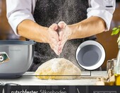 Winzbacher KS-0029 - zestaw 5 misek gastronomicznych ze stali nierdzewnej z pokrywkami – zdjęcie 3