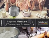 Winzbacher KS-0029 - zestaw 5 misek gastronomicznych ze stali nierdzewnej z pokrywkami – zdjęcie 5