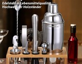 GWHOLE TLN-515 - profesjonalny zestaw barmanski 10 elementow, stal nierdzewna – zdjęcie 3