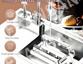 FANYING Model300 - reczna walkownica gastronomiczna do ciasta, stal nierdzewna – zdjęcie 2