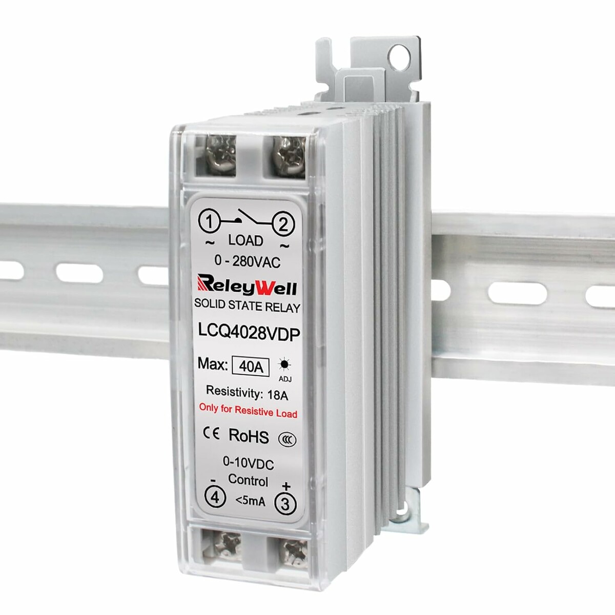 ReleyWell RWLCDA251030 - modul polprzewodnikowy SSR 40A do automatyki przemyslowej