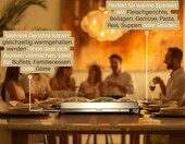 Steinborg HD9006M - elektryczny podgrzewacz gastronomiczny bufetowy, 3 pojemniki – zdjęcie 3