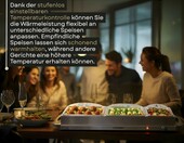 Steinborg HD9006M - elektryczny podgrzewacz gastronomiczny bufetowy, 3 pojemniki – zdjęcie 5