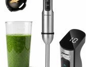 Lehmann LHOHB-2008 2000 W - mikser gastronomiczny reczny ze stali nierdzewnej, czarny – zdjęcie 1