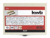 kwb zestaw 12 frezow gornowrzecionowych do drewna Ø 8 mm – zdjęcie 2