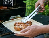 Moritz & Moritz zestaw 25 talerzy i sztućców jednorazowych z liści palmowych – zdjęcie 4