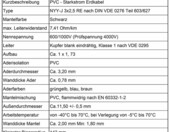 MAS Premium NYY-J 3x2,5 mm2 50m - kabel ziemny linia kablowa do ukladania w ziemi – zdjęcie 3