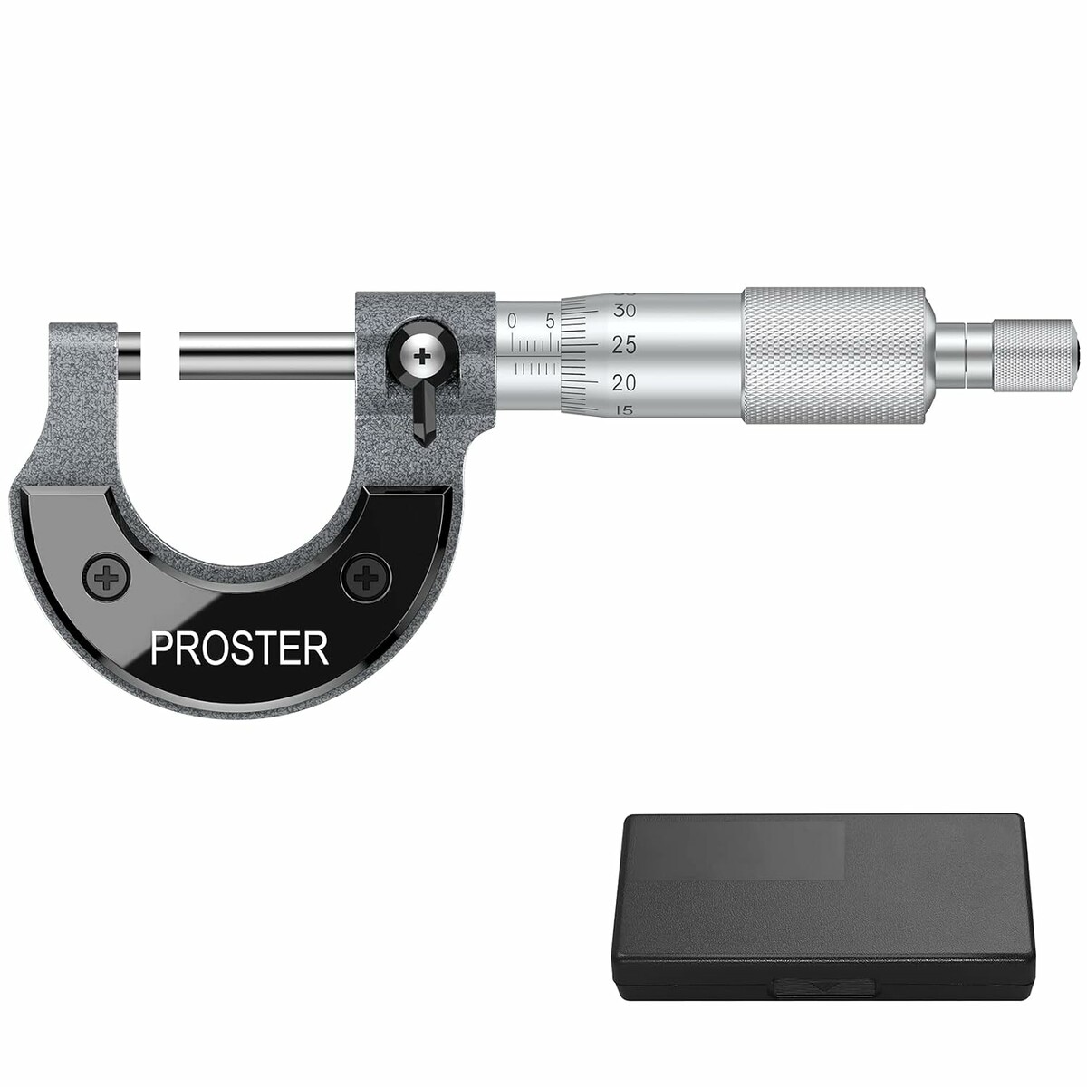 Proster PST185 – mikromierz zewnętrzny 0-25 mm, dokładność 0,01 mm