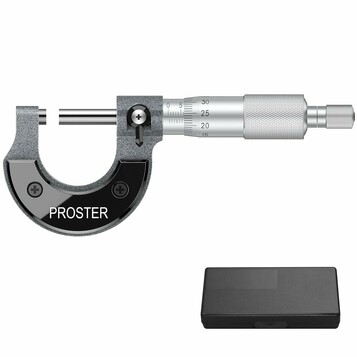 Proster PST185 – mikromierz zewnętrzny 0-25 mm, dokładność 0,01 mm
