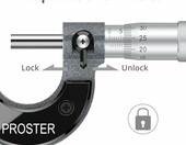 Proster PST185 – mikromierz zewnętrzny 0-25 mm, dokładność 0,01 mm – zdjęcie 4