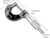 Proster PST185 – mikromierz zewnętrzny 0-25 mm, dokładność 0,01 mm – zdjęcie 5