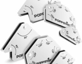 Poppstar 1010630 – zestaw 6 magnetycznych kątowników spawalniczych – zdjęcie 1