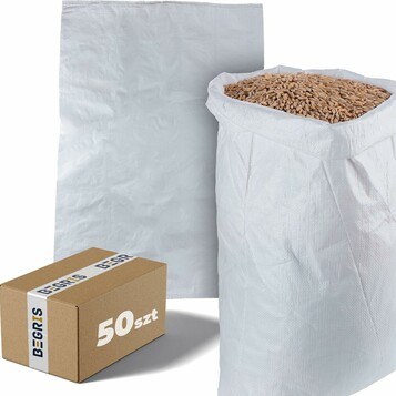 Worki polipropylenowe 25 kg 50x80 cm BEGRIS (stan nowy)