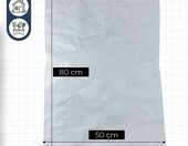 BEGRIS worki polipropylenowe 25 kg 50x80 cm (50 szt.) – worki rolnicze na zboże i ziemniaki – zdjęcie 2