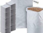 BEGRIS worki polipropylenowe 25 kg 50x80 cm (50 szt.) – worki rolnicze na zboże i ziemniaki – zdjęcie 4