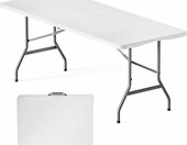 Wiltec Stół cateringowy bankietowy składany 180x75x74 cm – zdjęcie 1