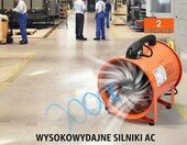 VEVOR Wentylator przemysłowy 365 W - wentylacja obory i budynków inwentarskich – zdjęcie 2