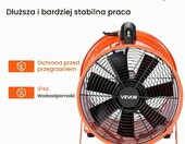 VEVOR Wentylator przemysłowy 365 W - wentylacja obory i budynków inwentarskich – zdjęcie 5