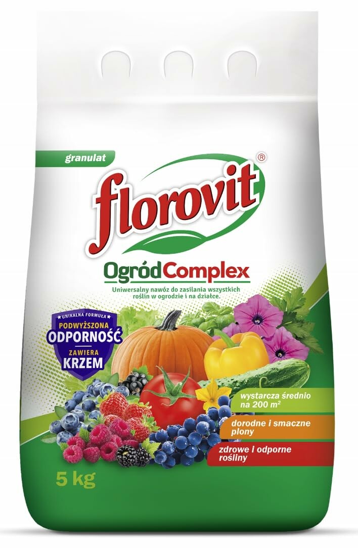 Florovit Ogród Complex 5 kg - granulowany nawóz mineralny