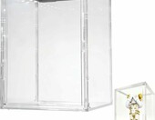 Siyecioa Gablota ekspozycyjna z LED 44x33x33 cm - witryna z magnetycznymi drzwiami – zdjęcie 1