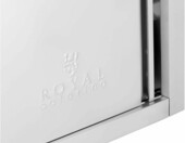 Szafa gastronomiczna wisząca Royal Catering RCAT-120/40/50-C, stal nierdzewna, drzwi przesuwne – zdjęcie 3