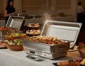 Bemar gastronomiczny elektryczny Mahlzeit Chafing Dish GN 1/1, 9 l, do 80°C – zdjęcie 2