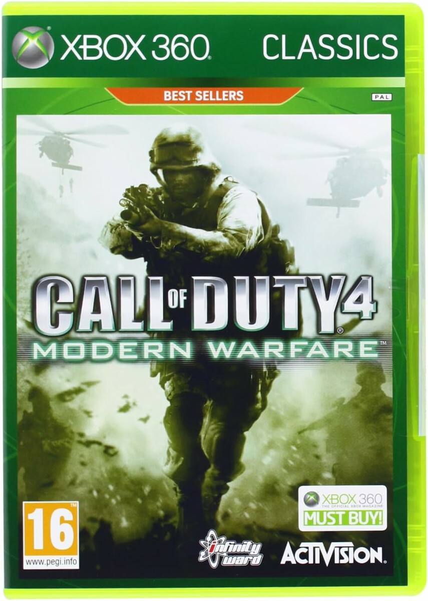 Call of Duty 4: Modern Warfare – gra akcji na konsolę Xbox 360