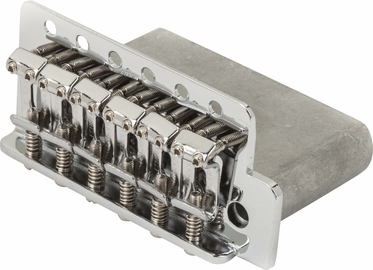 Fender mostek tremolo do Stratocastera, chromowany, z siodelkami