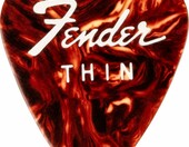 Fender kostki gitarowe celuloidowe - zestaw 12 sztuk, puszka kolekcjonerska – zdjęcie 3