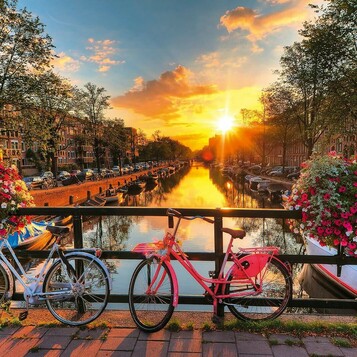 Puzzle Ravensburger 1000 elementów - Rowery w Amsterdamie