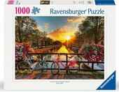 Puzzle Ravensburger 1000 elementów - Rowery w Amsterdamie – zdjęcie 2