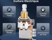 Potencjometr Push-Pull A500K do gitary elektrycznej - Zerodis – zdjęcie 3