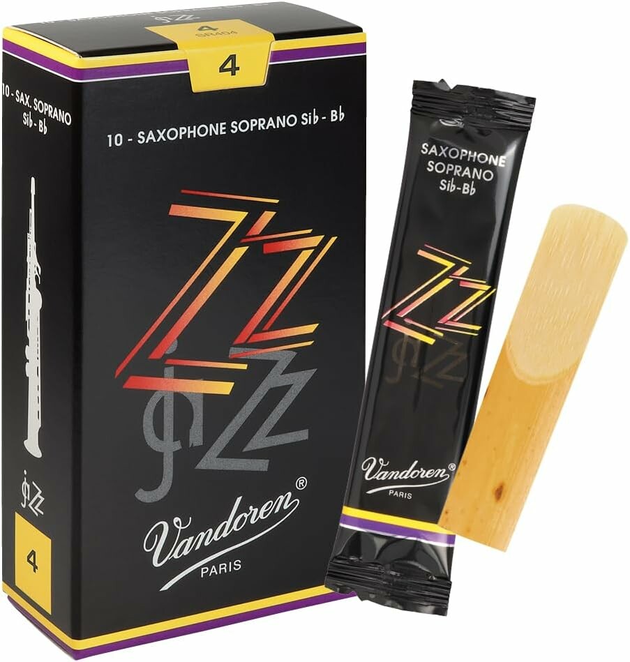 Vandoren SR404 ZZ - stroiki do saksofonu sopranowego, twardość 4, 10 szt.
