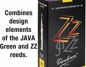 Vandoren SR404 ZZ - stroiki do saksofonu sopranowego, twardość 4, 10 szt. – zdjęcie 2
