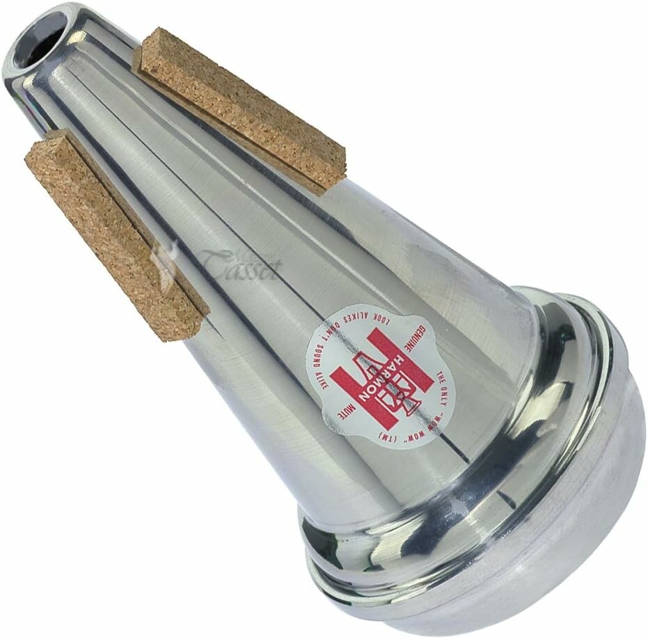 Harmon X1 - tłumik do trąbki, mosiężny, srebrny