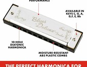 Fender Blues Deluxe - harmonijka ustna diatoniczna, tonacja C – zdjęcie 2