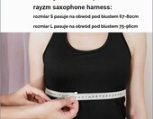 Rayzm - skórzany podwójny pasek na ramię do saksofonu, rozmiar L – zdjęcie 5