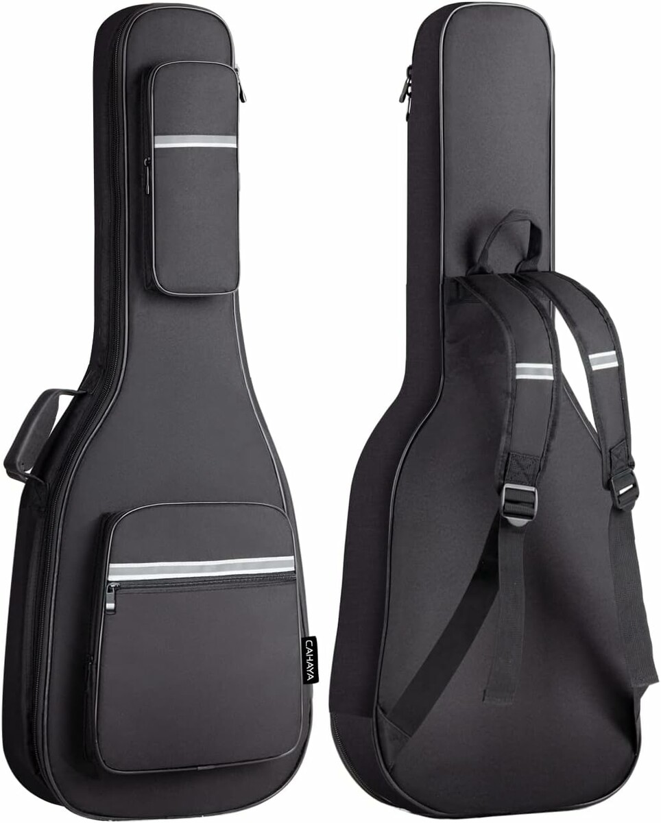 CAHAYA CY0201 Pokrowiec na gitarę elektryczną - wyściełany futerał Gig Bag, czarny