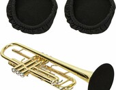 Yootones - ochraniacze na dzwonek trąbki i saksofonu, komplet 2 szt., czarne – zdjęcie 2
