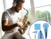 Tinje - zestaw do czyszczenia i pielęgnacji saksofonu i instrumentów dętych – zdjęcie 5