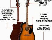 Fender Redondo CE Dreadnought - gitara elektroakustyczna, Sunburst – zdjęcie 2