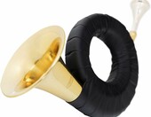 Classic Cantabile Furst Pless Horn – kieszonkowy róg myśliwski Bb – zdjęcie 2