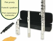 Montreux FLE701 Flet poprzeczny dla ucznia, posrebrzany, tonacja C – zdjęcie 2