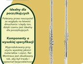 Montreux FLE701 Flet poprzeczny dla ucznia, posrebrzany, tonacja C – zdjęcie 3