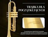SONICAKE QTP-01 Trąbka Bb – zestaw dla początkujących ze złotym lakierem – zdjęcie 2